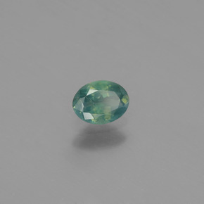 0.44 ct Multicolor Alexandrite Stone, Natural Alexandrite in Oval Facet Shape for Sale