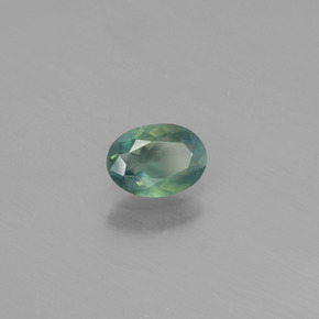 0.55 ct Multicolor Alexandrite Stone, Natural Alexandrite in Oval Facet Shape for Sale