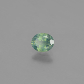 0.46 ct Multicolor Alexandrite Stone, Natural Alexandrite in Oval Facet Shape for Sale