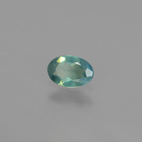 0.39 ct Multicolor Alexandrite Stone, Natural Alexandrite in Oval Facet Shape for Sale