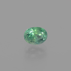 0.94 ct Multicolor Alexandrite Stone, Natural Alexandrite in Oval Facet Shape for Sale