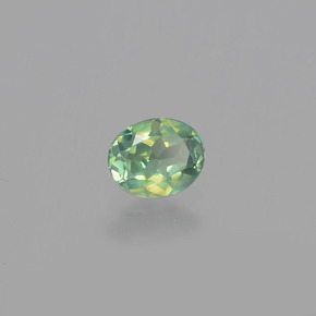 0.41 ct Multicolor Alexandrite Stone, Natural Alexandrite in Oval Facet Shape for Sale