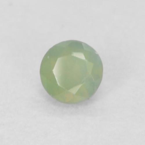 0.06 ct Green Alexandrite Stone, Natural Alexandrite in Round Facet Shape for Sale