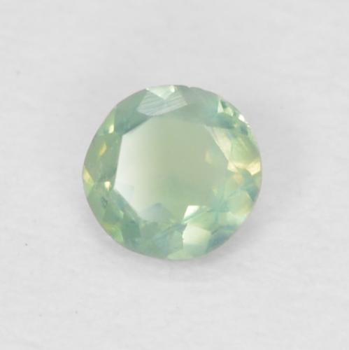 0.06 ct Green Alexandrite Stone, Natural Alexandrite in Round Facet Shape for Sale