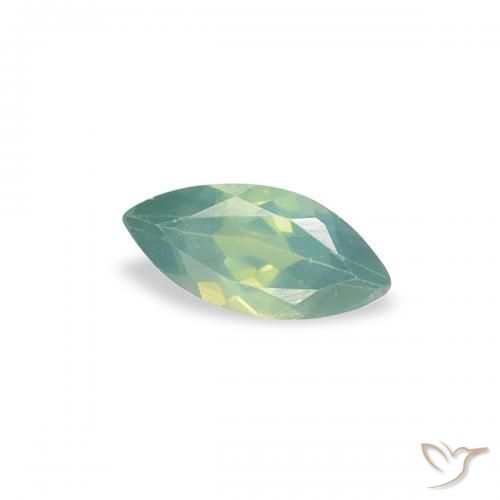 0.16 ct Green Alexandrite Stone, Natural Alexandrite in Marquise Facet Shape for Sale