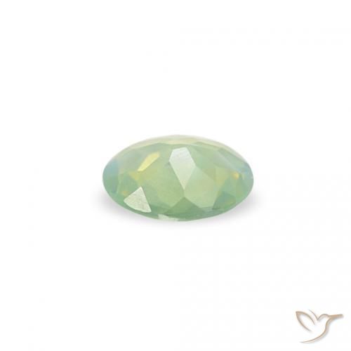 Alexandrite Gemstone in 3.4 x 2.6 mm Size for Sale, Alexandrite Stone in Light Pear Green Color