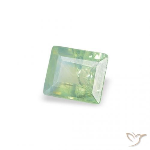 0.15 ct Green Alexandrite Stone, Natural Alexandrite in Baguette Facet Shape for Sale