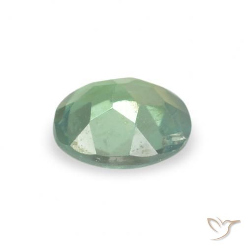 Alexandrite Gemstone in 3.5 x 3 mm Size for Sale, Alexandrite Stone in Light Sea Green Color