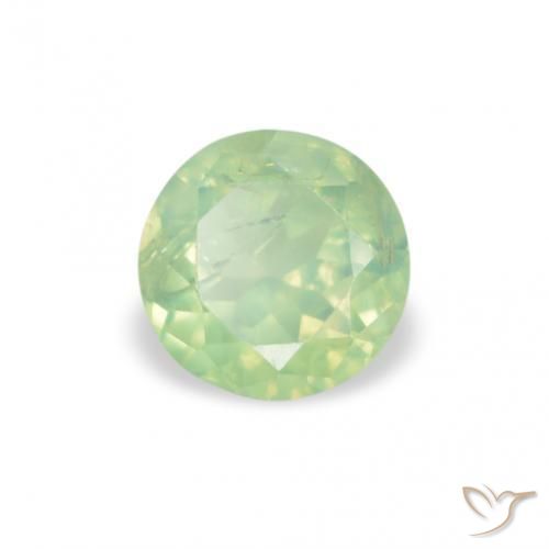 0.28 ct Green Alexandrite Stone, Natural Alexandrite in Round Facet Shape for Sale