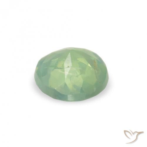 Alexandrite Gemstone in 4 mm (calibrated) Size for Sale, Alexandrite Stone in Pale Pear Green Color