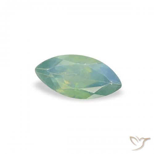 0.20 ct Turquoise Alexandrite Stone, Natural Alexandrite in Marquise Facet Shape for Sale
