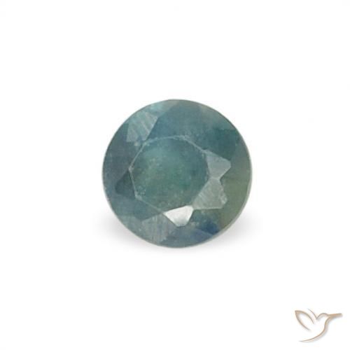 0.03 ct Turquoise Alexandrite Stone, Natural Alexandrite in Round Facet Shape for Sale