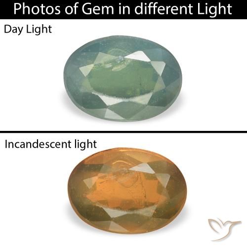 0.64ct Natural Turquoise Alexandrite, Oval, VS