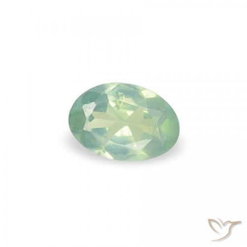 0.07 ct Turquoise Alexandrite Stone, Natural Alexandrite in Oval Facet Shape for Sale