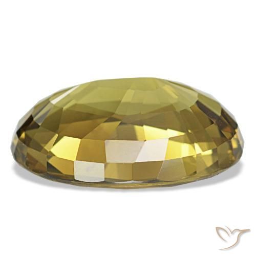 Alexandrite Gemstone in 14 x 10 mm (calibrated) Size for Sale, Alexandrite Stone in Golden Yellow Color
