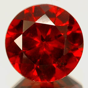 1.14 ct Red Almandine Garnet Gemstone, Almandine Garnet Gem in Round Facet Shape for Sale.