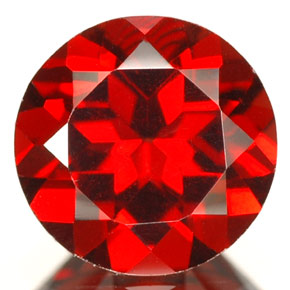 2.10 ct Red Almandine Garnet Gemstone, Almandine Garnet Gem in Round Facet Shape for Sale.