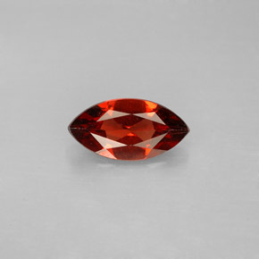 1.16 ct Red Almandine Garnet Gemstone, Almandine Garnet Gem in Marquise Facet Shape for Sale.