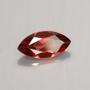 1.26 ct Red Almandine Garnet Stone, Natural Almandine Garnet in Marquise Facet Shape for Sale