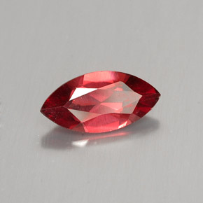 1.16 ct Red Almandine Garnet Stone, Natural Almandine Garnet in Marquise Facet Shape for Sale