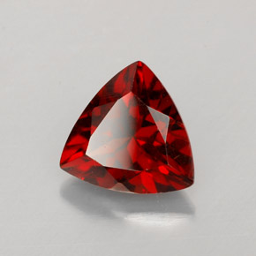2.08 ct Red Almandine Garnet Stone, Natural Almandine Garnet in Trillion Facet Shape for Sale