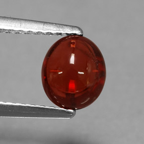Almandine Garnet Gemstone in 6.8 x 5.8 mm Size for Sale, Almandine Garnet Stone in Red Color