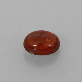 1.02 ct Red Almandine Garnet Gemstone, Almandine Garnet Gem in Oval Cabochon Shape for Sale.