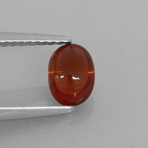 1.02 ct Red Almandine Garnet Stone, Natural Almandine Garnet in Oval Cabochon Shape for Sale