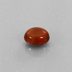 0.76 ct Red Almandine Garnet Stone, Natural Almandine Garnet in Oval Cabochon Shape for Sale