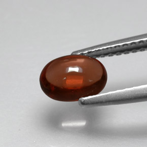 Almandine Garnet Gemstone in 7 x 5 mm (calibrated) Size for Sale, Almandine Garnet Stone in Orange Red Color