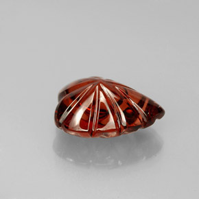 Almandine Garnet Gemstone in 10 x 7.2 mm Size for Sale, Almandine Garnet Stone in Deep Red Color