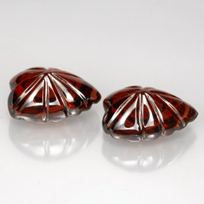 Almandine Garnet Gemstone in 10.1 x 7.2 mm Size for Sale, Almandine Garnet Stone in Deep Red Color