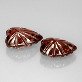 Almandine Garnet Gemstone in 9.9 x 7.2 mm Size for Sale, Almandine Garnet Stone in Deep Red Color