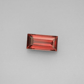 1.08 ct Red Almandine Garnet Stone, Natural Almandine Garnet in Baguette Facet Shape for Sale