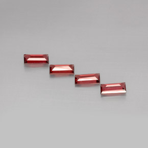 Almandine Garnet Gemstone in 8.1 x 4.1 mm Size for Sale, Almandine Garnet Stone in Red Color