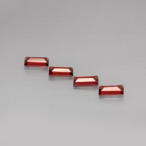 Almandine Garnet Gemstone in 7.9 x 4.1 mm Size for Sale, Almandine Garnet Stone in Red Color