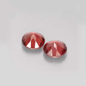 Almandine Garnet Gemstone in 6 mm (calibrated) Size for Sale, Almandine Garnet Stone in Red Color