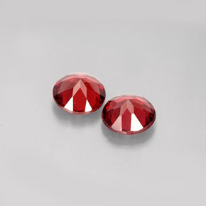 Almandine Garnet Gemstone in 6 mm (calibrated) Size for Sale, Almandine Garnet Stone in Red Color
