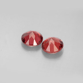 Almandine Garnet Gemstone in 6 mm (calibrated) Size for Sale, Almandine Garnet Stone in Red Color