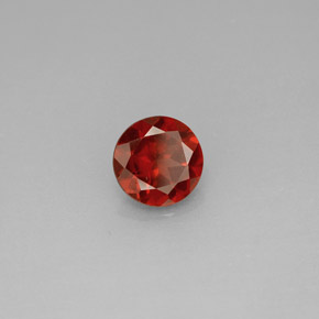 0.98 ct Red Almandine Garnet Stone, Natural Almandine Garnet in Round Facet Shape for Sale