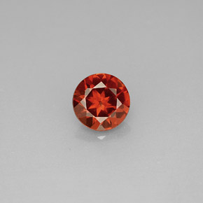 0.99 ct Red Almandine Garnet Gemstone, Almandine Garnet Gem in Round Facet Shape for Sale.
