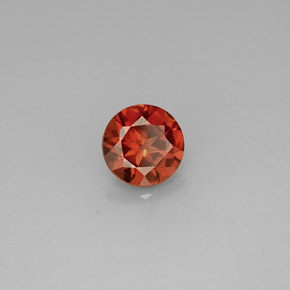 0.99 ct Red Almandine Garnet Stone, Natural Almandine Garnet in Round Facet Shape for Sale