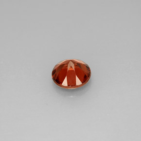 Almandine Garnet Gemstone in 6 mm (calibrated) Size for Sale, Almandine Garnet Stone in Orange Red Color