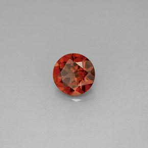 0.98 ct Red Almandine Garnet Stone, Natural Almandine Garnet in Round Facet Shape for Sale