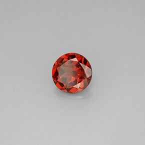0.90 ct Red Almandine Garnet Gemstone, Almandine Garnet Gem in Round Facet Shape for Sale.