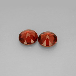 Almandine Garnet Gemstone in 6 mm (calibrated) Size for Sale, Almandine Garnet Stone in Red Color