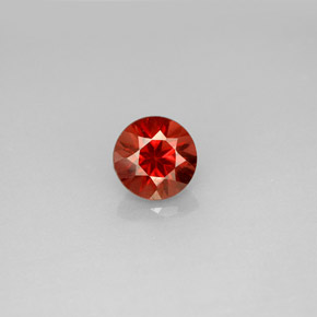 1.12 ct Red Almandine Garnet Gemstone, Almandine Garnet Gem in Round Facet Shape for Sale.
