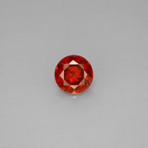 0.98 ct Red Almandine Garnet Gemstone, Almandine Garnet Gem in Round Facet Shape for Sale.