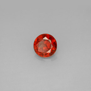 0.98 ct Red Almandine Garnet Stone, Natural Almandine Garnet in Round Facet Shape for Sale