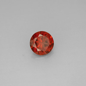 0.96 ct Red Almandine Garnet Stone, Natural Almandine Garnet in Round Facet Shape for Sale